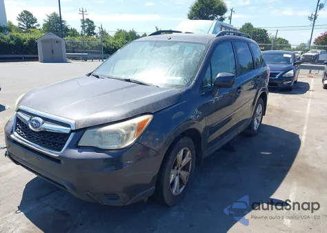 2014 Subaru Forester 2.5I Premium from USA, damaged, VIN JF2SJAEC7EH427118